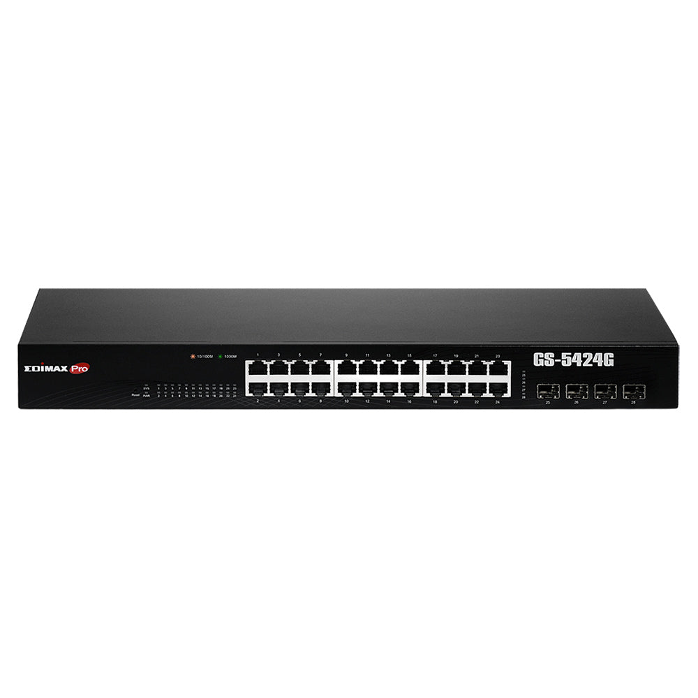 Edimax GS-5424G 24-Port Gigabit Web Smart Switch mit 4 SFP-Ports Edimax GS-5424G 24-Port Gigabit Web Smart Switch mit 4 SFP-Ports